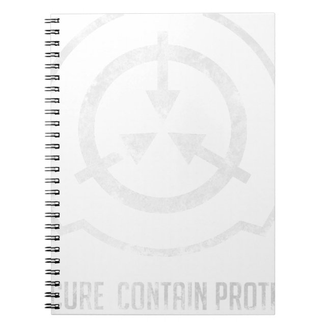 SCP: Secure. Contain Protect Notebook (Front)