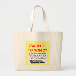 scrabble large tote bag