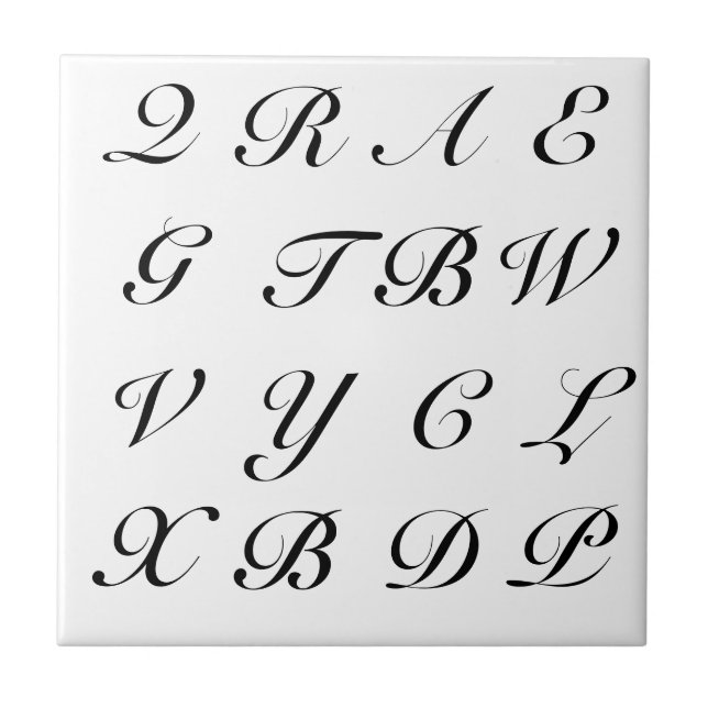 Scrabble Letters Tile (Front)