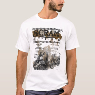 Scram Africa Motorcycle Clasica T-Shirt
