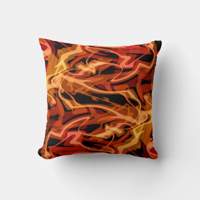Scrambled Eggs & Peppers  Cushion (Front)