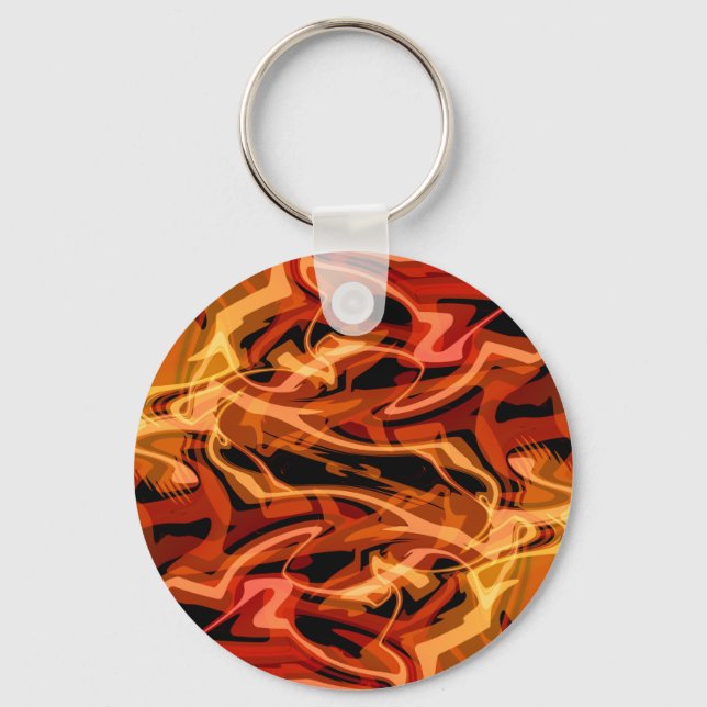 Scrambled Eggs & Peppers  Key Ring (Front)