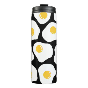 Scrambled Eggs: Quirky Vintage. Thermal Tumbler