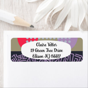 Scrambled Eggs  Return Address Label