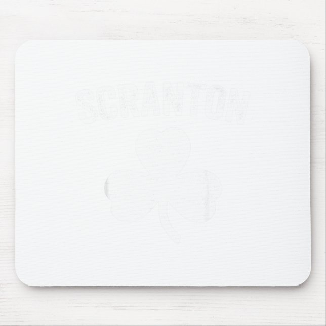 Scranton Irish Shamrock St. Patrick's Day Parade P Mouse Pad (Front)
