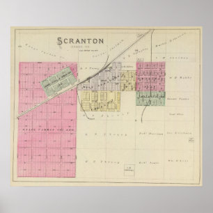 Scranton, Osage County, Kansas Poster