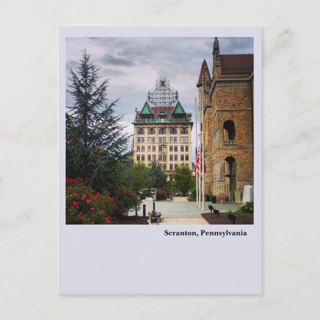 Scranton, PA Post Card-Scranton Electric Building Postcard (Front)