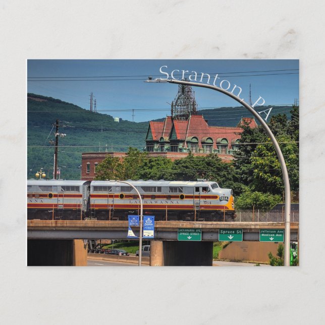 Scranton PA Postcard-Gateway to the City Postcard (Front)