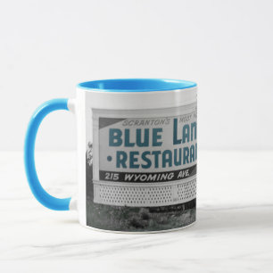 SCRANTON PENNSYLVANIA BLUE LANTERN RESTAURANT MUG