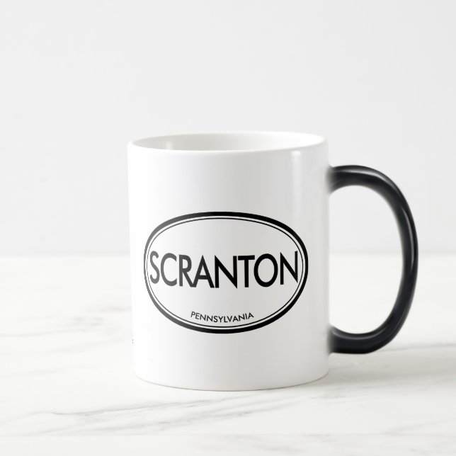 Scranton, Pennsylvania Magic Mug (Right)