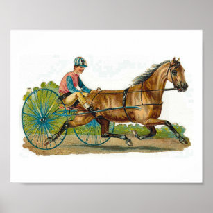 Scrap 1 Vintage Horse Racing Poster