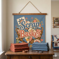 Scrap Basket Queen Quilter Cottagecore