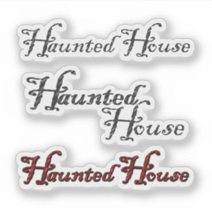 Scrap Book Haunted House Halloween