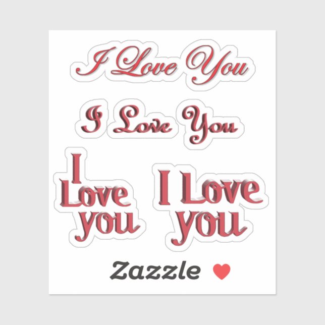 Scrap Book I Love You Valentine (Sheet)