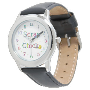 Scrap Chick Scrapbooker's Wrist Watch