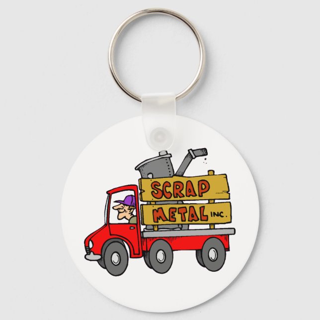Scrap Metal Collector Key Ring (Front)