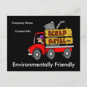 Scrap Metal Collector Postcard