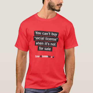 Scrap the carbon tax t-shirt