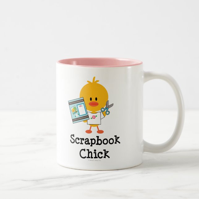 Scrapbook Chick Mug (Right)