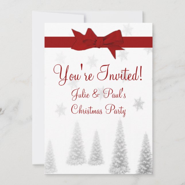 Scrapbook Christmas Party Invitation (Front)