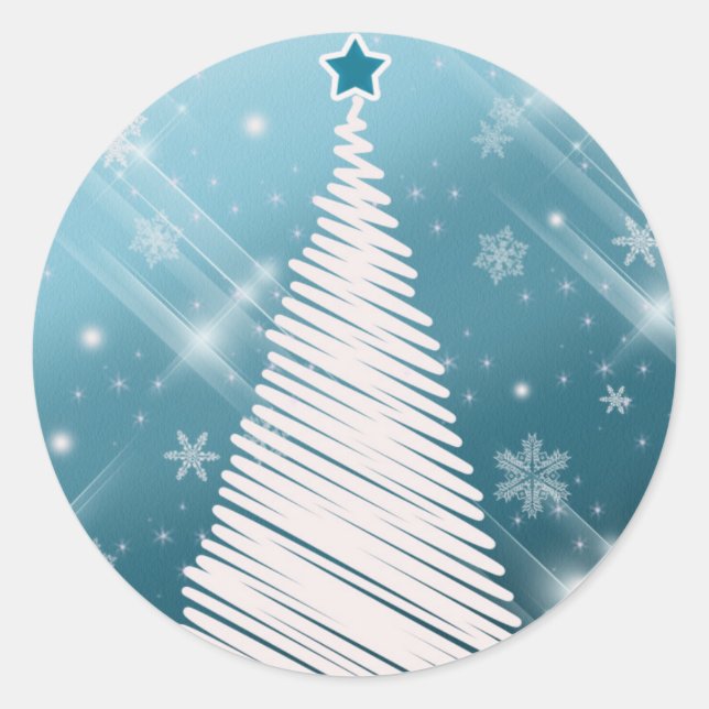 Scrapbook Christmas tree stickers - Customised (Front)