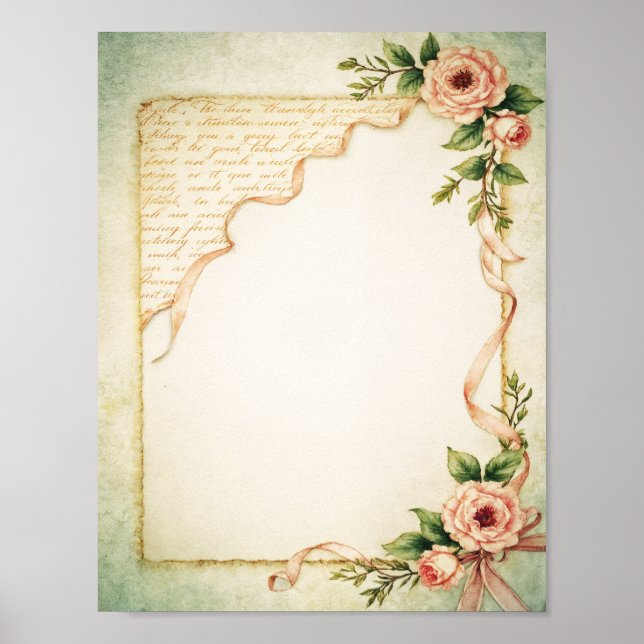 Scrapbook & Junk Journal Paper Digital Download Poster (Front)