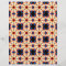 Scrapbook Paper Red Yellow Blue Pattern