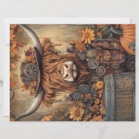 Scrapbook Paper Whimsical Highland Halloween Decor