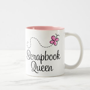 Scrapbook Queen Gift Two-Tone Coffee Mug