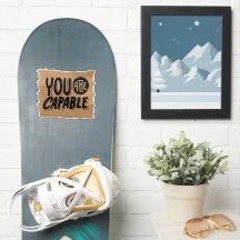 Scrapbook Style Motivation Quote Stickers