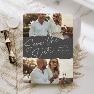 Scrapbook   Two Photo Save The Date