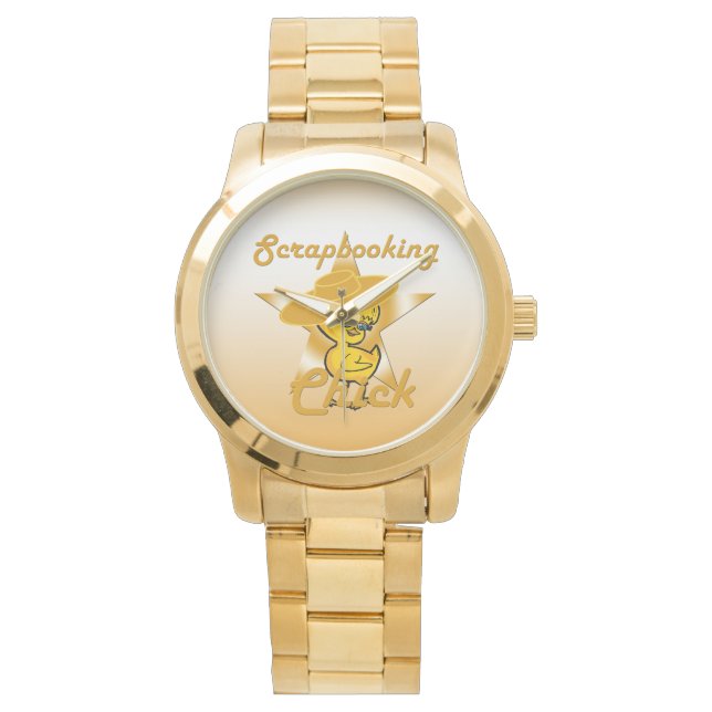 Scrapbooking Chick #10 Watch (Front)