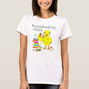 Scrapbooking Chick Text T-Shirt