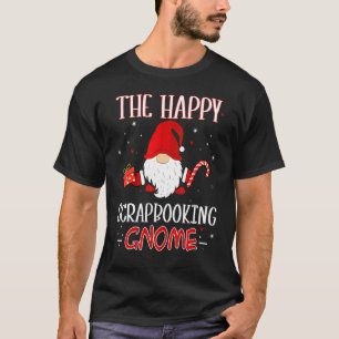 Scrapbooking Christmas Gnome Costume Matching Fami T-Shirt