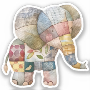 Scrapbooking Elephant Sticker