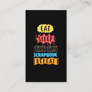 Scrapbooking Humor Funny Crafty Scrap Book Lover Business Card
