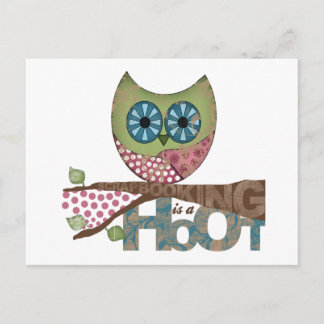 Scrapbooking is a Hoot Postcard