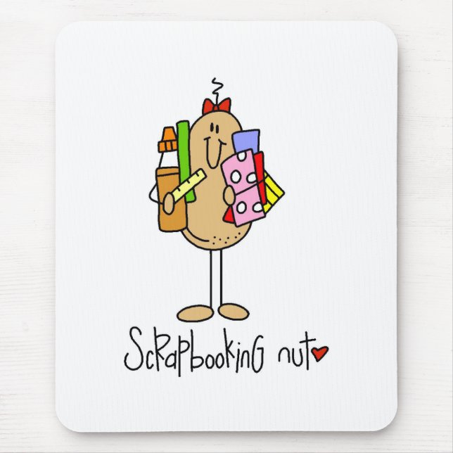 Scrapbooking Nut Mouse Pad (Front)