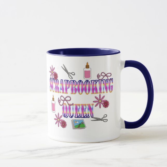Scrapbooking Queen Mug (Right)
