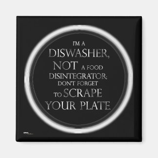 Scrape Your Plate (Dishwasher) Magnet