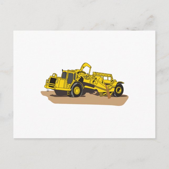 Scraper Truck Postcard (Front)