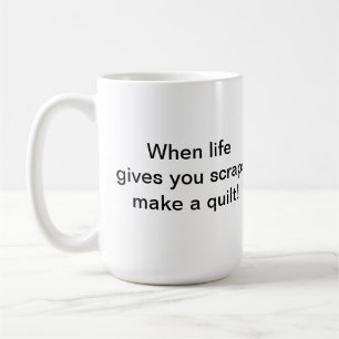Scraps Quilter's Mug