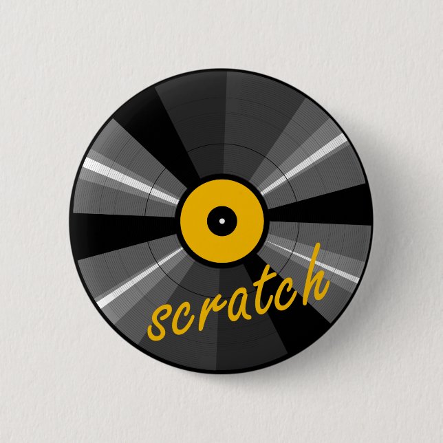 Scratch 6 Cm Round Badge (Front)