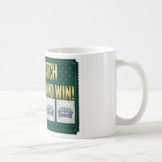 Scratch and Win Cat — Funny Lottery Ticket Cat Coffee Mug