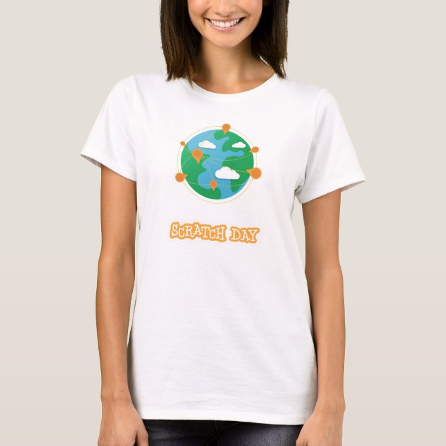 Scratch Day Globe Shirt (Womens) (Front)