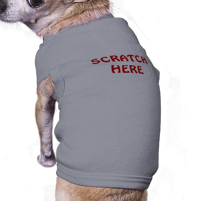 SCRATCH HERE SHIRT (Back)