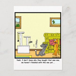 Scratch-post Postcard