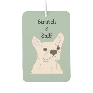 Scratch & Sniff, cute dog, Car Air Freshener