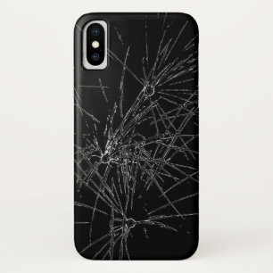 Scratched Broken Damaged Cracked Screen iPhone X Case