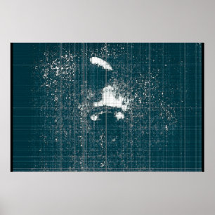 Scratched Design Poster